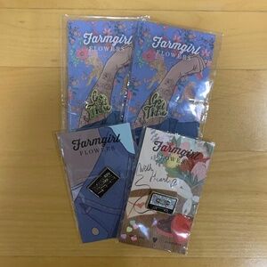 NEW FarmGirl Flowers pin bundle - 4 pcs